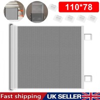 Retractable Baby Gate Safety Guard Folding Pet Dog Toddler Stair Gates Isolation