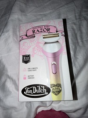 Von Dutch Women's Electric Body  Foil Shaver, Battery Operated