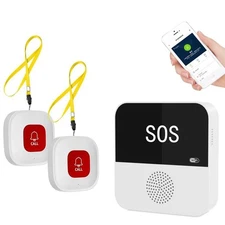 WiFi Smart Wireless Caregiver Pager Call Emergency Alert System /New