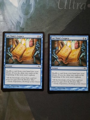 MTG Magic the Gathering - 2 x Lat-Nam's Legacy - Alliances Cold Snap Deck - EX