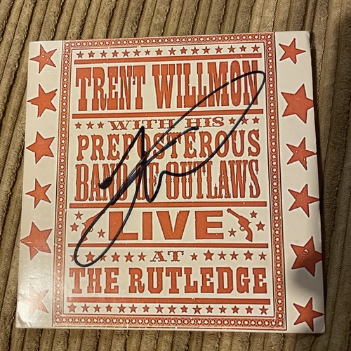 Trent Willmon - Live At The Rutledge - Autographed Cd Used
