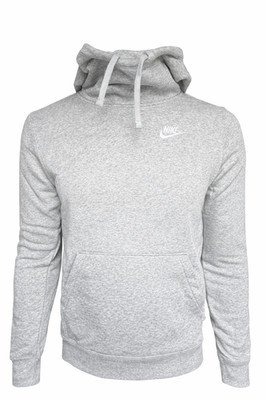 NIKE Größe S Grau Kapuzen - Pullover Funnel - Neck  / Hoodie Sweatshirt Neu