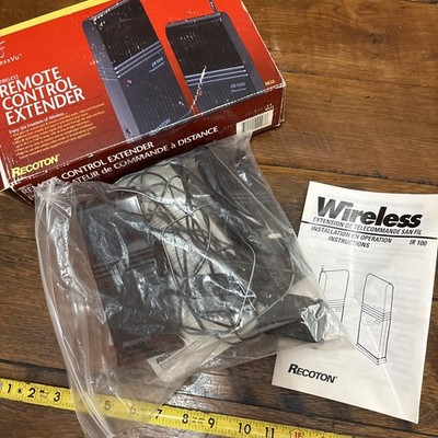 Vintage Recoton ExpressVu Wireless Remote  Control Extender IR100 Untested