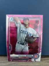 2021 Bowman Chrome - Prospects Brennen Davis #BCP-173 SUPER REFRACTOR 1/1