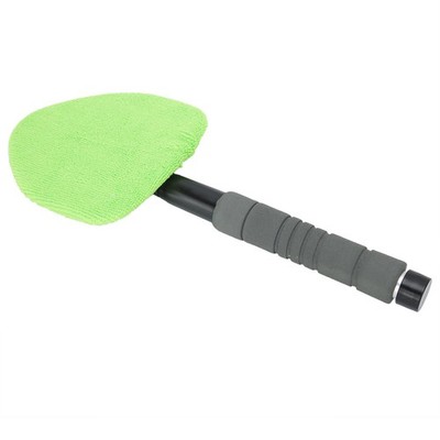 Windshield Cleaner Microfiber Car Window Cleaning Tool Telescopic Handle Aut SET