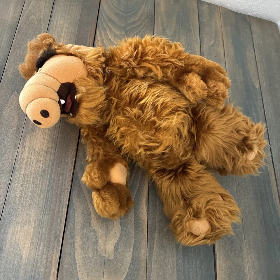 "Muñeco de peluche ALF 18"" 1987 de colección Talking Wisecracking Alf - probado funcionando (ST)" Foto 4 de 4