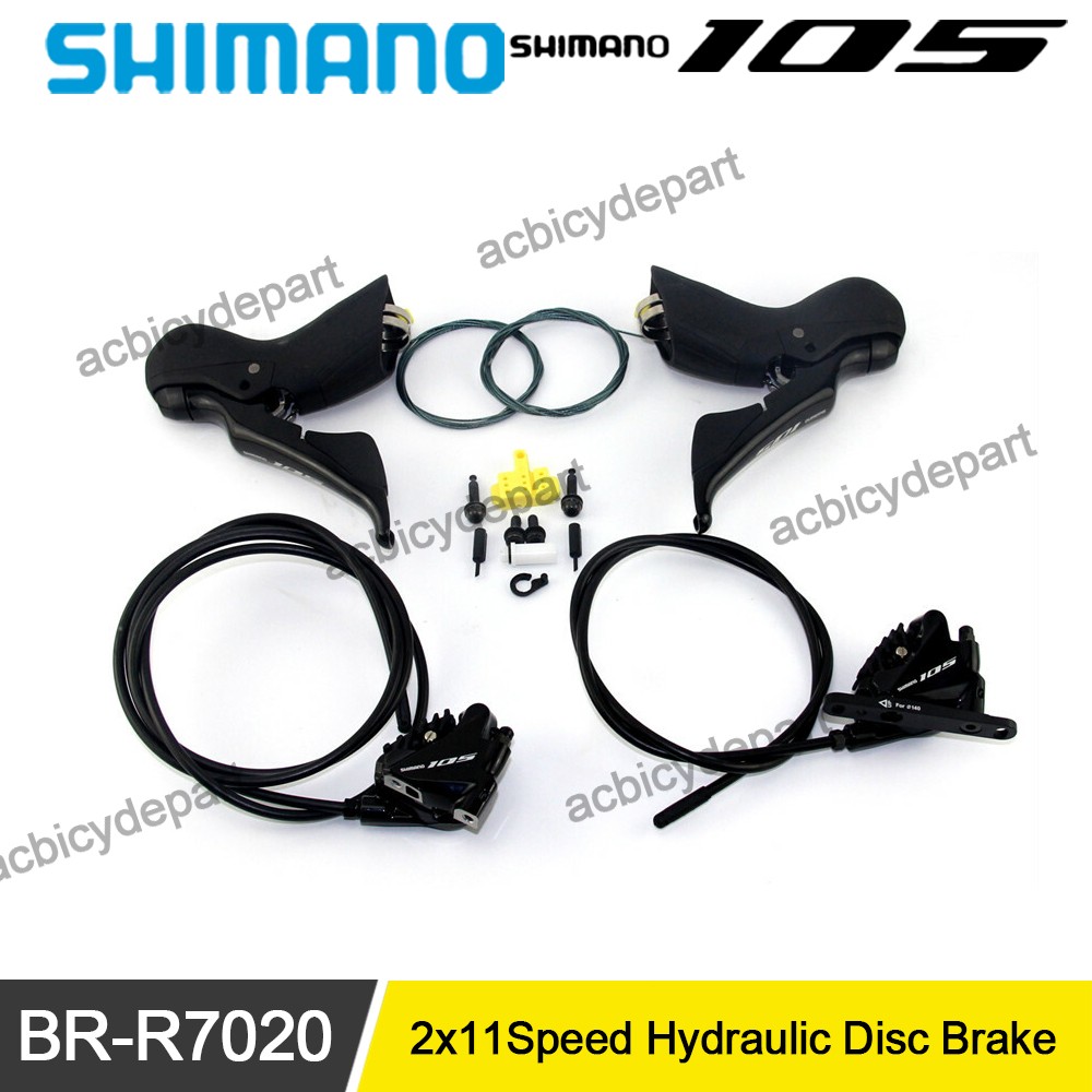 SHIMANO 105 ST-R7020 BR-R7070 2x11 Speed Hydraulic Disc Brake Set
