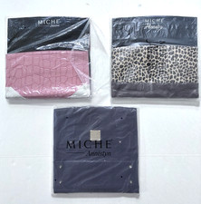 3 NOS Large Miche Shell  Purse Covers Magneti...