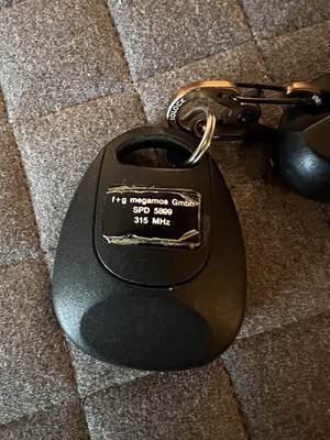 OEM 1997-2003 ASTON MARTIN DB7 REMOTE KEY FOB 2 BUTTONS ~SUPER RARE!