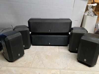 LOT OF 6 Yamaha Surround and Center Speakers 2X NS-AP2600C & 4X NS