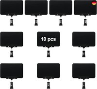 10 StüCk Etikettenhalter Clip, Etiketten Clips Label Halter, Drehbar Label
