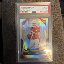 2019 Panini Prizm Silver Prizms Kyler Murray ROOKIE RC #301 PSA 10 GEM MINT