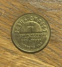 JESUS CHRIST Sheppard’s Shoppe San Antonio TX BOOK STORE TRADE DOLLAR TOKEN COIN