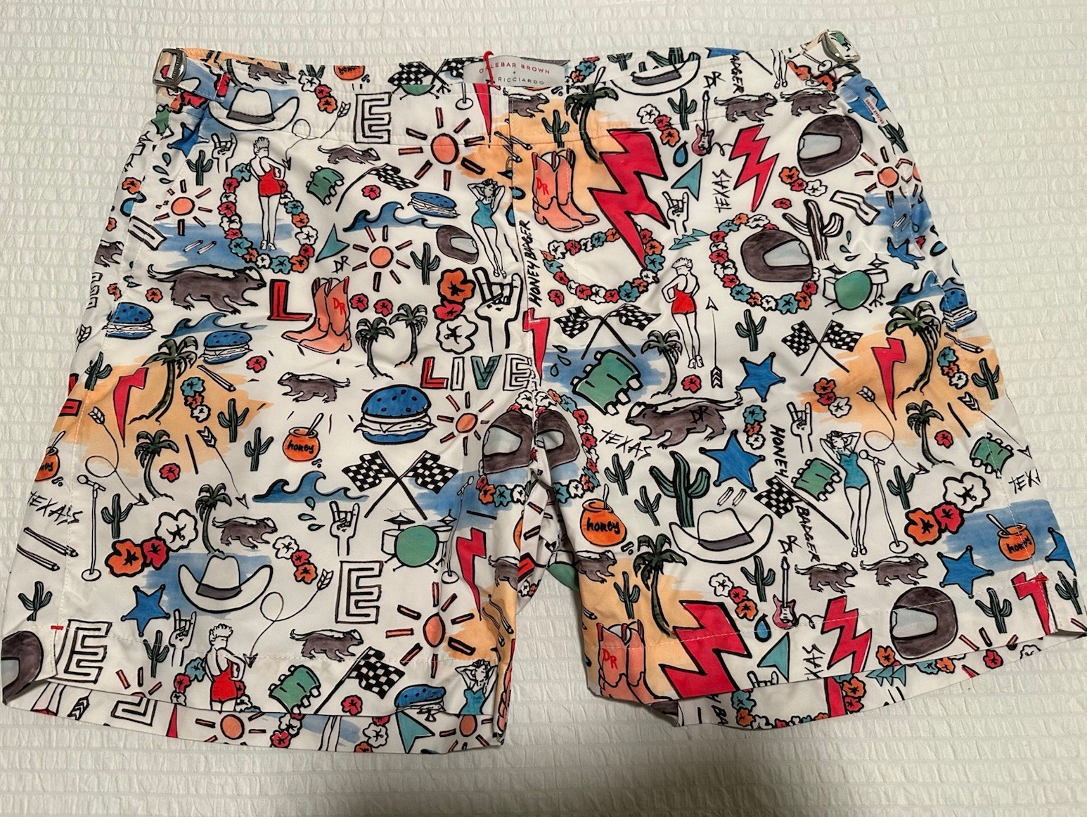 Orlebar Brown Swim Short 36 RARE Daniel Ricciardo Collab NWT image 2