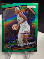 2025 Panini Prizm WNBA - KALANI BROWN #55 Green Prizm Mercury