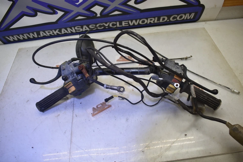 Guidões 2413 barra de hanle com interruptores poleiro 1991 BMW K75 K 75 91 motocicleta - Imagem 4 de 4