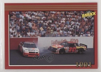 1992 Maxx Memorable Moments Darrell Waltrip Davey Allison #190 HOF 1md