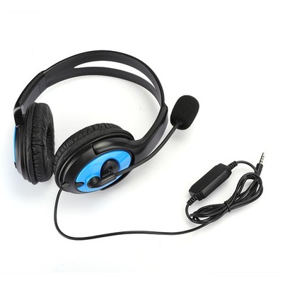 A4 ABS Lightweight Gaming Headset Noise Reduction Mic Headphone Equipment Fo SAL