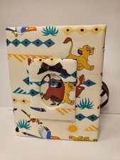 Lion King Photo Album - Handmade- Cotton Fabric - Holds 100 4x6 Photos