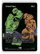 Primal Vigor (Borderless) [MAR - 81] Mythic NM Marvel Universe Eternal-Legal
