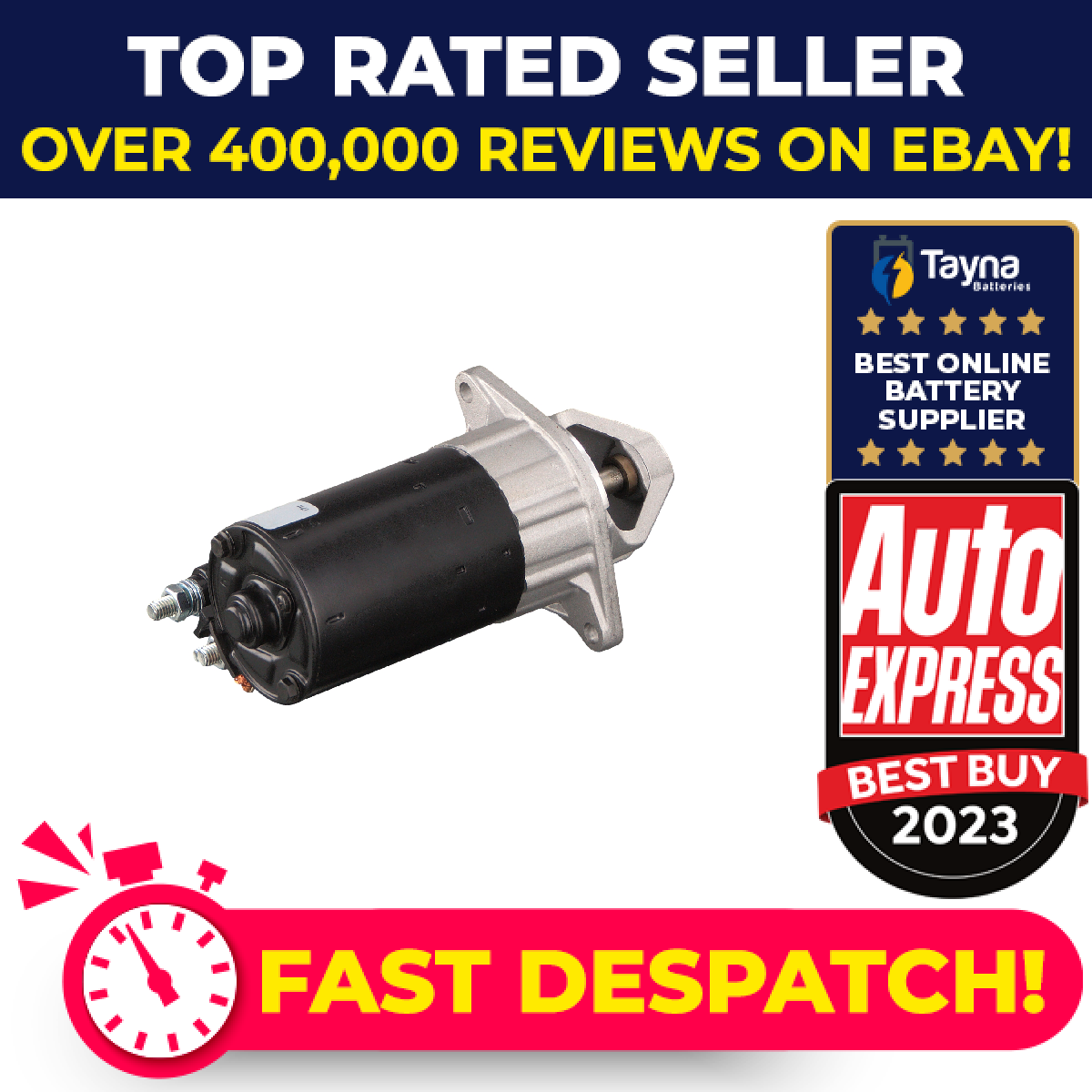 Starter Motor fits CHEVROLET CRUZE J300, J308 1.4 2010 on LUJ Febi Quality New
