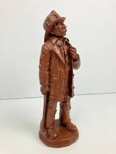 Fireman Firefighter Statue by R. Wetherbee 1991 Made in the USA (11" tall)