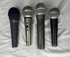 Microphone Lot Of 4 Shure SM58 Peavy PVM 22 S...