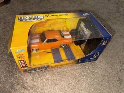 Jada Toys Big Time Muscle Radio Control 1969 Chevy Camaro 1/43 Orange HTF 90442