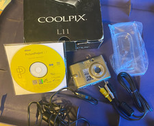 Nikon COOLPIX L11 6.0MP Silver Digital Camera Tested - No Cord