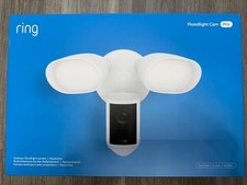 Ring Floodlight Camera Wired Pro Retinal 4K Video 2025 White RRP £250 New Sealed