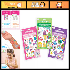 150 Glitter Temporary Tattoos for Kids - Safe Non-Toxic Party Favors  Goodie Ba