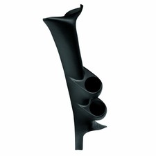 Autometer A-pillar Pod For Ford F-250 1999 Black Dual 52mm