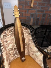 Appalachian Dulcimer 6 String With Cross Cut Out On Base Beautifully Handcrafted