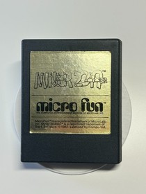 Rare Colecovision Coleco Cartridge Lot 6 Robin Hood Squish'Em Sam Miner 2049er