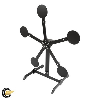 Portable Metal Target Stand Steel Shooting Target 8'' Paddles Electrophoresis