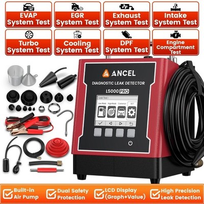 ANCEL L5000 PRO Car EVAP Smoke Machine - Diagnostic Vacuum Leak Detector
