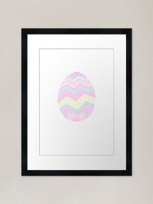 Osterei gerahmter Kunstdruck gerahmt Wandbild Poster Leinwanddruck Bild