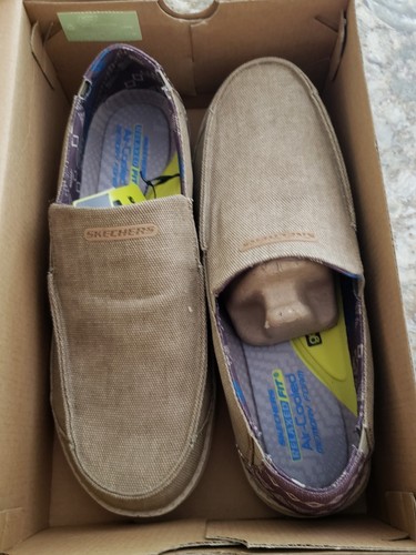 Skechers Streetwear Melson Ralo Tan Mens Slip On Shoes Size 11.5 New In Box - Bild 3 von 9