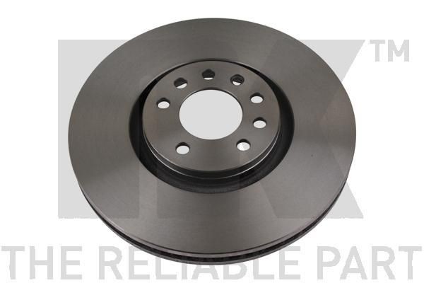 Disques frein avant ventilés TRUSTING DF1375 pour Opel Astra H et Zafira B