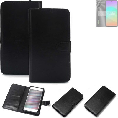 Handy Hülle Wallet Case für Acer Sospiro A61LX Handy Schutzhülle schwarz