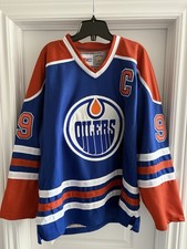Wayne Gretzky Captain Edmonton Oilers # 99 NHL Jersey Sz 48 CCM Brand New