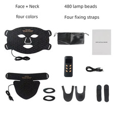 Portable Led Face Mask 4 Colors Red Light Therapy Face Mask 850NM near Infrared