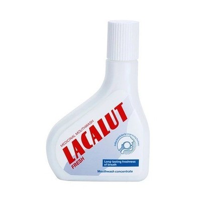 2 Bottles Lacalut Mouthwash 75ml   Fresh Breath, Oral Hygiene, Special Offer