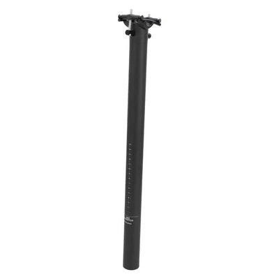 Tige De Selle De Vélo Légère En Fibre De Carbone Noir Mat 1 Pc 34,9X600Mm - Photo 1/4