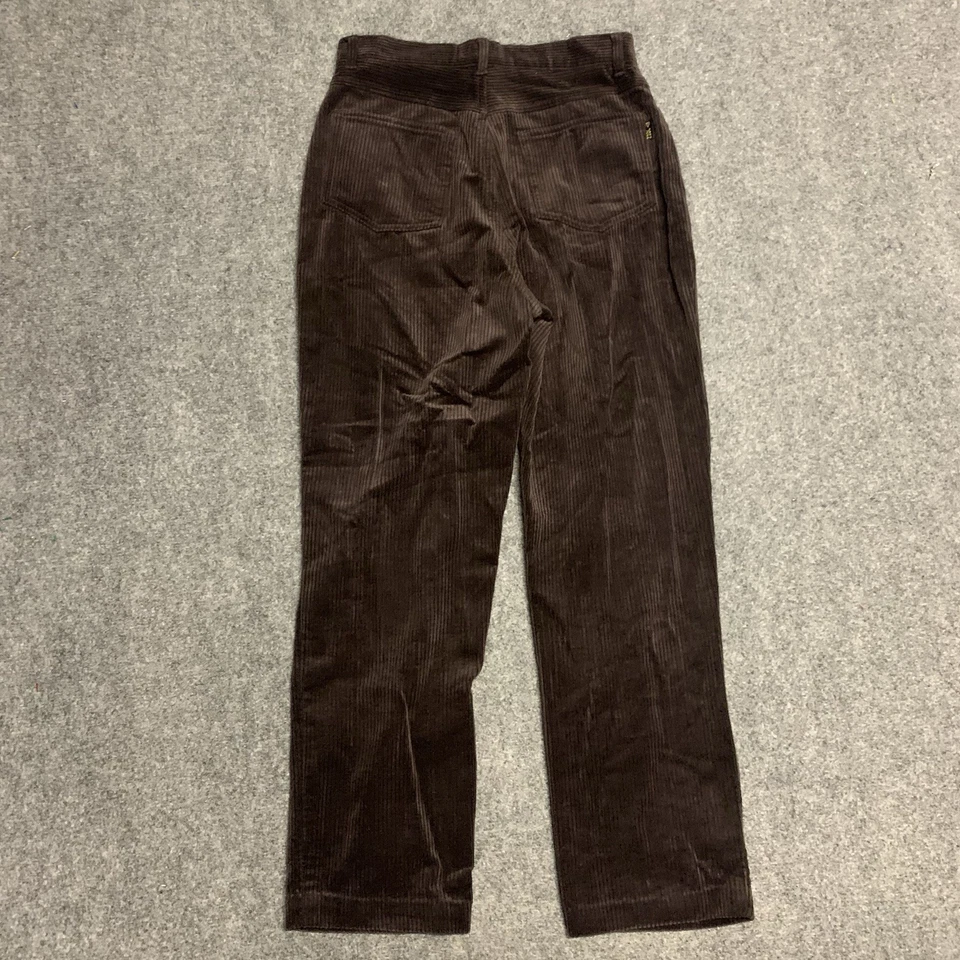 Pantalones de pana St Johns Bay para mujer con cordón talla 8 marrón cómodos suaves Foto 2 de 4