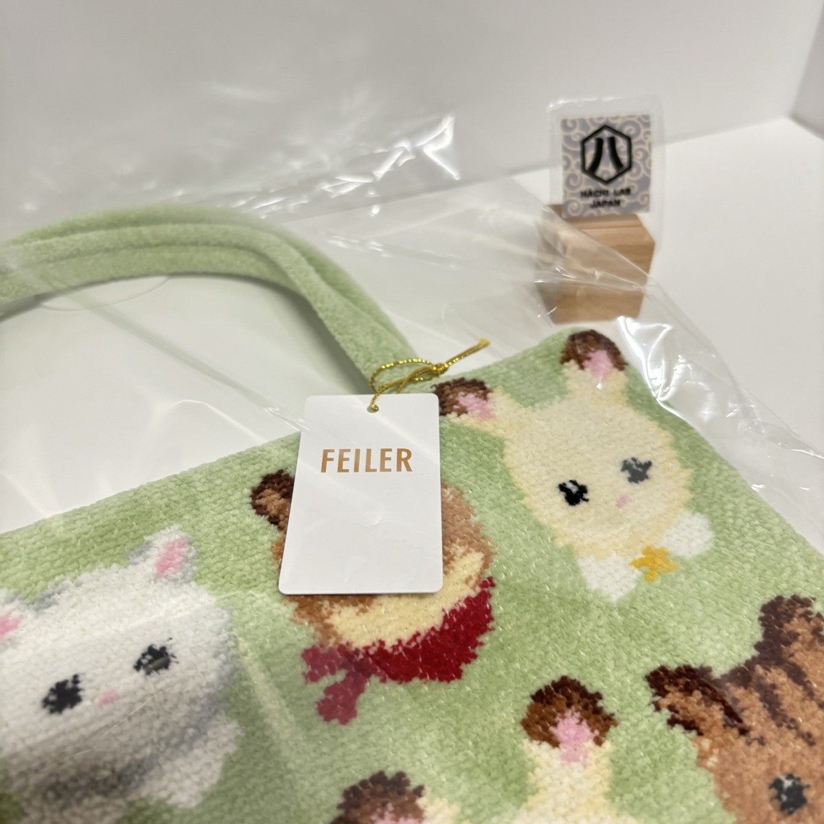 FEILER x Sylvanian Families 25x25cm Tote bag Japan Limited Gift