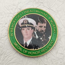 Lt Michael P Murphy SEAL Medal of Honor Irish Veterans Kinsale Ireland Coin