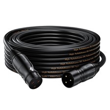 XLR Cables 25ft Microphone Cable Balanced Male to Female Mic Cord Speaker