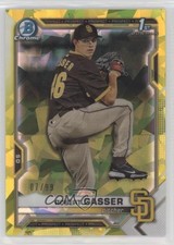 2021 Bowman Chrome Draft Sapphire Edition Yellow 7/99 Robert Gasser #BDC-135 xb2