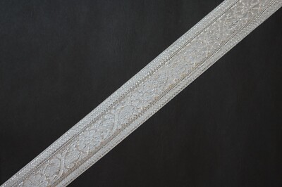 Jasdee Border Trim 1-1/2'' Inch Zari Lace By Yard Style A1224